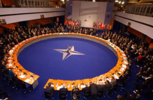 b021122w 22th November 2002 NATO Summit Meeting in Prague, Czech Republic North Atlantic Council Meeting at the level of Heads of State and Government. Euro-Atlantic Partnership Council Summit Meeting. - General View